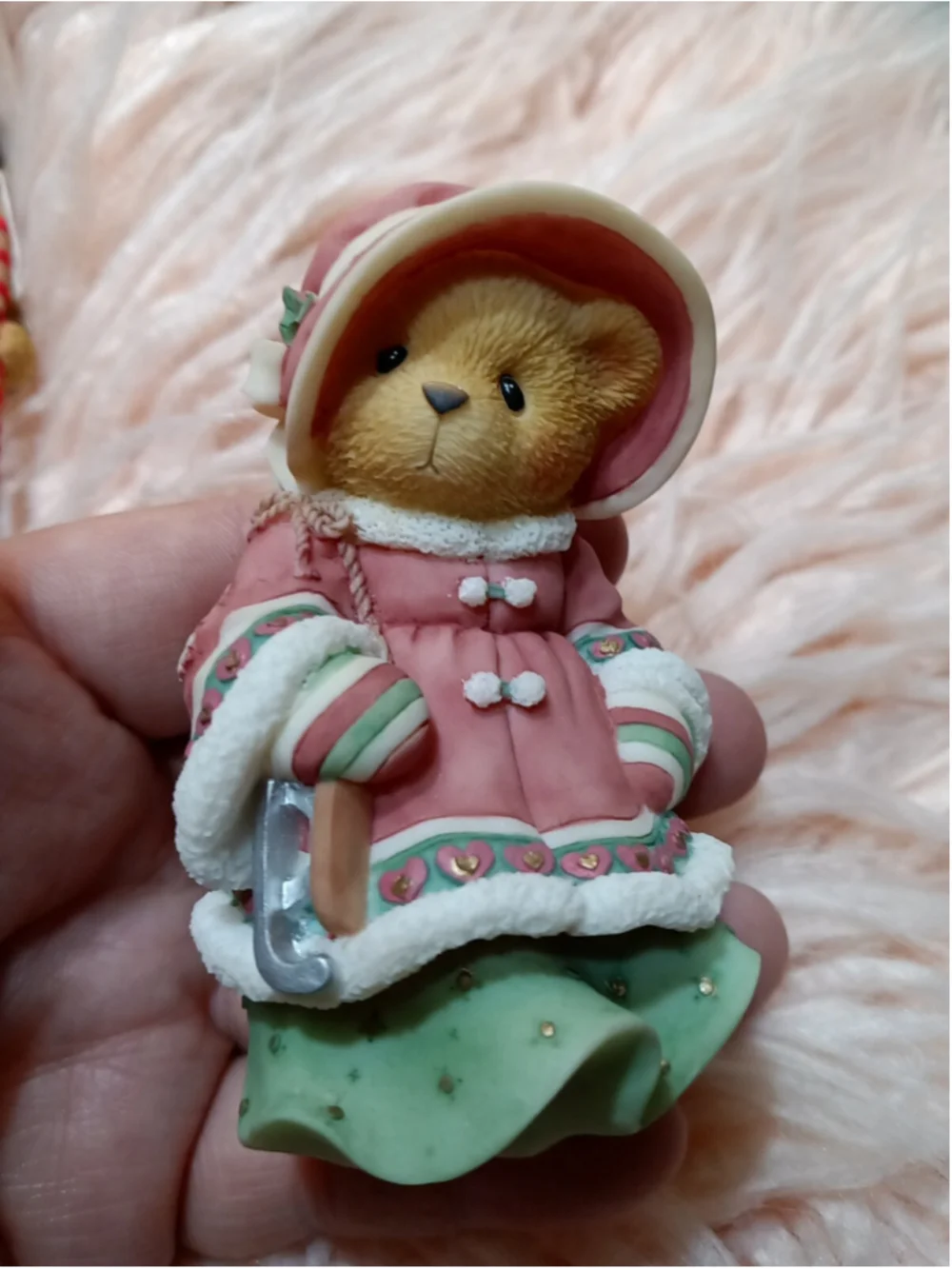 Cherished Teddies Thor 2008 Winter Loretta I'm Warm & Cozy Over You Ice skating